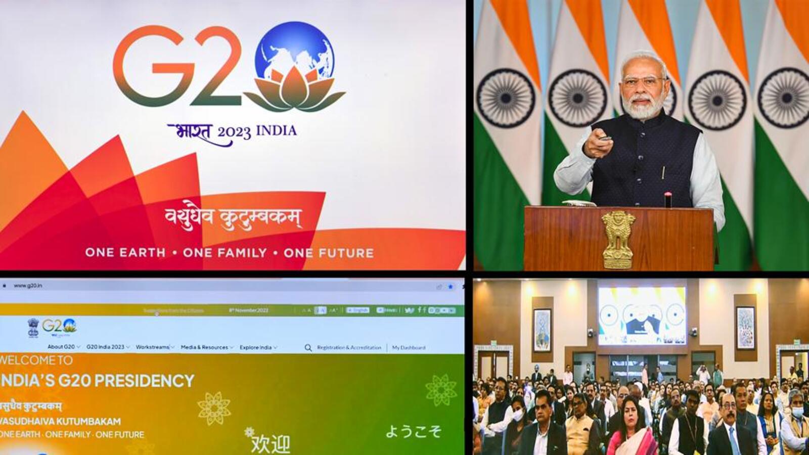 Pm Unveils Logo Of India’s G20 Presidency Explains What It Means To The World Latest News