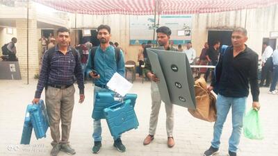 Over 48.4 lakh voters will exercise their franchise to elect members of zila parishad and panchayat samitis in nine districts of Haryana on Wednesday. (HT Photo)