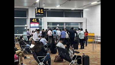 Flyers facing inconvenience due to delay in flight scheduling. (REPRESENTATIONAL IMAGE) Flyers facing inconvenience due to delay in flight scheduling. (REPRESENTATIONAL IMAGE)