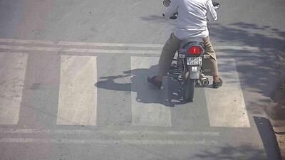 Virender Singh Sangwan, deputy commissioner of police (traffic), said the motorcycle seen in the footage was using a fake registration number. (HT Photo) Virender Singh Sangwan, deputy commissioner of police (traffic), said the motorcycle seen in the footage was using a fake registration number. (HT Photo)