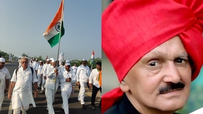 Congress Seva Dal leader Krishna Kumar Pandey died during Bharat Jodo Yatra. (Twitter) Congress Seva Dal leader Krishna Kumar Pandey died during Bharat Jodo Yatra. (Twitter)