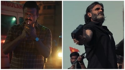 Dharavi Bank trailer pits Vivek Oberoi's cop and Suniel Shetty's gangster against each other. Dharavi Bank trailer pits Vivek Oberoi's cop and Suniel Shetty's gangster against each other.