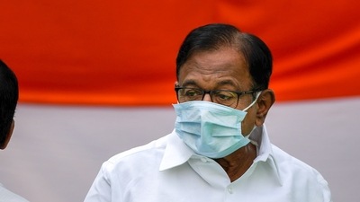 New Delhi: Congress leader P Chidambaram arrives to attend the ceremony for presentation of certificate of election to new Congress President Mallikarjun Kharge. (File) (PTI) New Delhi: Congress leader P Chidambaram arrives to attend the ceremony for presentation of certificate of election to new Congress President Mallikarjun Kharge. (File) (PTI)