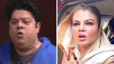 Rakshi Sawant desires to ask questions from Sajid Khan inside Bigg Boss's house. Rakshi Sawant desires to ask questions from Sajid Khan inside Bigg Boss's house.