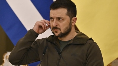 Russia-Ukraine War: Ukraine's President Volodymyr Zelensky is seen. (AFP) Russia-Ukraine War: Ukraine's President Volodymyr Zelensky is seen. (AFP)