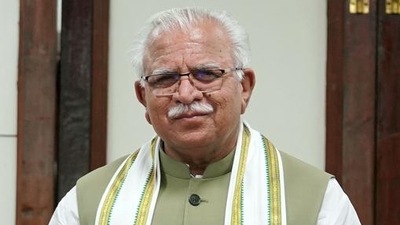 Haryana CM Manohar Lal Khattar said the bond policy for medical students will help improve facilities at government hospitals as poor people cannot afford treatment at private hospitals. (ANI)