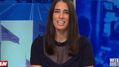US Midterm Elections: Christina Bobb, one of Donald Trump's lawyers is seen. US Midterm Elections: Christina Bobb, one of Donald Trump's lawyers is seen.