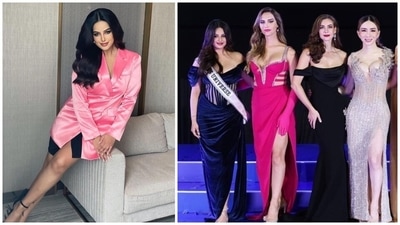 Harnaaz Sandhu attends Miss Universe Extravaganza event in Thailand. (Instagram) Harnaaz Sandhu attends Miss Universe Extravaganza event in Thailand. (Instagram)