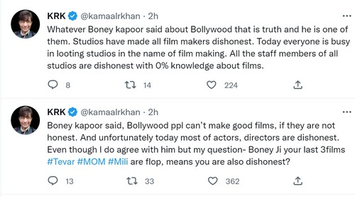 KRK on Twitter.