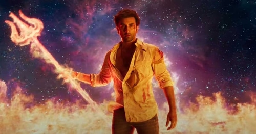 Ranbir Kapoor in Brahmastra. Ranbir Kapoor in Brahmastra.