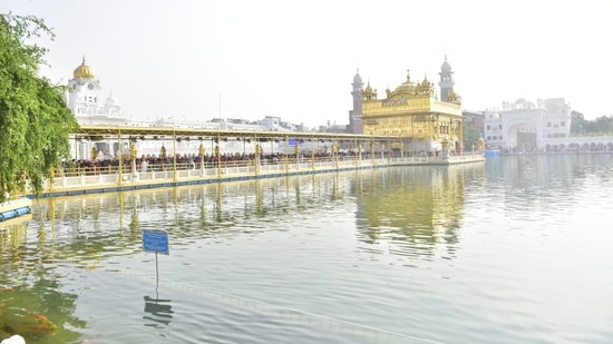 Prime Minister Narendra Modi on Tuesday greeted people on the birth anniversary of the first Sikh Guru Nanak Dev.(HT Photo/Sameer Sehgal)