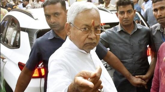 Bihar chief minister Nitish Kumar’s JD (U) said BTP leader Chhotubhai Vasava reached out with an offer for an alliance for Gujarat assembly elections but no decision has been taken (HT File Photo) Bihar chief minister Nitish Kumar’s JD (U) said BTP leader Chhotubhai Vasava reached out with an offer for an alliance for Gujarat assembly elections but no decision has been taken (HT File Photo)