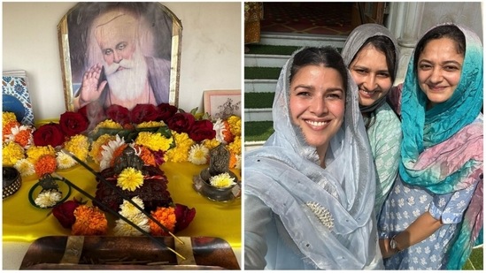Nimrit Kaur shared a series of photos from her celebration and captioned her post, “Happy Gurpurab from my heart, home and loved ones to you and yours. Mediate on His name, work hard and honestly and share and consume without discrimination. Happy Gurpurab, all.” (Instagram/@nimratofficial)