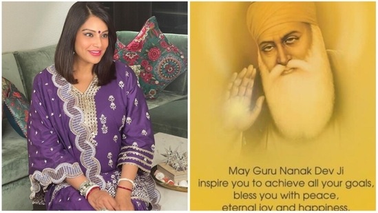 Mom-to-be Bipasha Basu wished her fans on the auspicious occasion and wrote, “May Guru Nanak Dev Ji inspire you to achieve all your goals, bless you with peace, eternal joy and happiness.”(Instagram/@bipashabasu)
