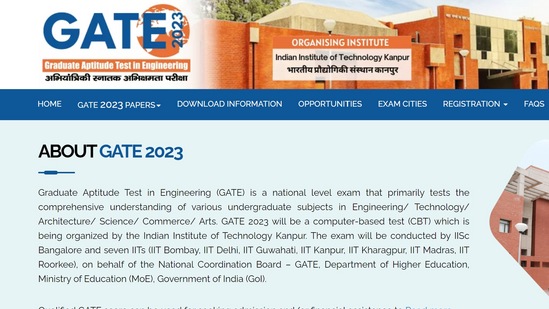 GATE 2023 application correction window to open today at gate.iitk.ac.in