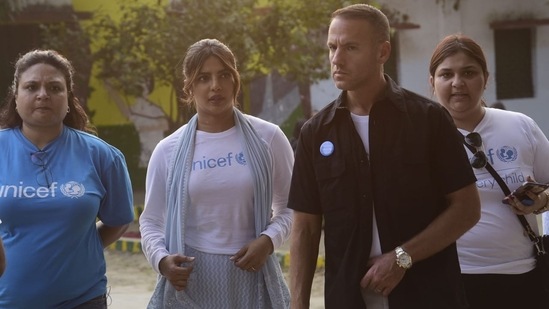 Global icon Priyanka Chopra on November 7 visited her 'childhood home' Lucknow, Uttar Pradesh to see the work being done by UNICEF and its partners to end violence and discrimination against girls in the state. (HT Photo/Deepak Gupta)