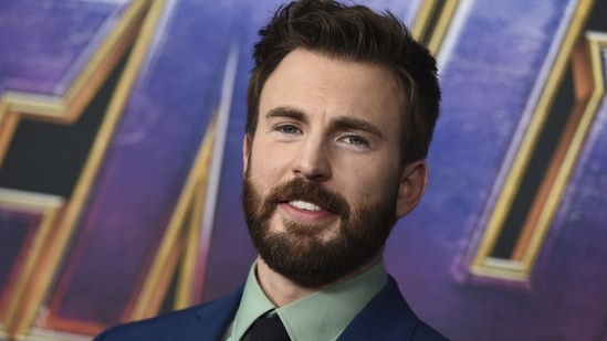 Chris Evans at the premiere of Avengers: Endgame in 2019. (File photo/AP)