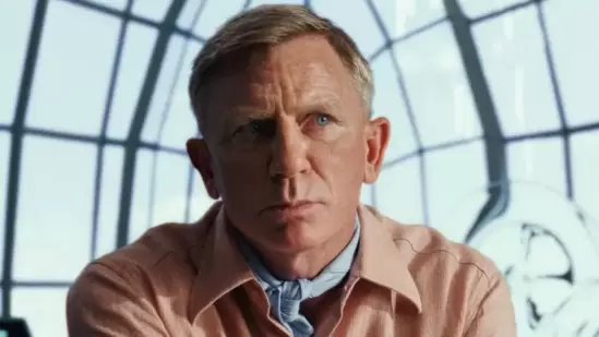 Daniel Craig returns as detective Benoit Blanc in Glass Onion.