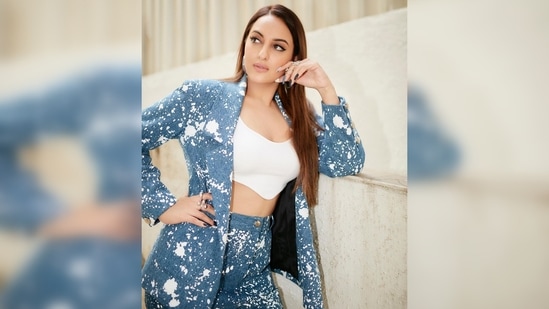 Sonakshi Sinha shared a string of images on her Instagram handle and captioned her post, "In case you haven’t noticed… denim is my jam."(Instagram/@aslisona)