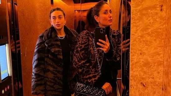 Kareena Kapoor and Karisma Kapoor were twinning in black boots and animal print jackets as they stepped out to have some fun. "Girls just wanna have fun," wrote Kareena along with their pictures together on Instagram.