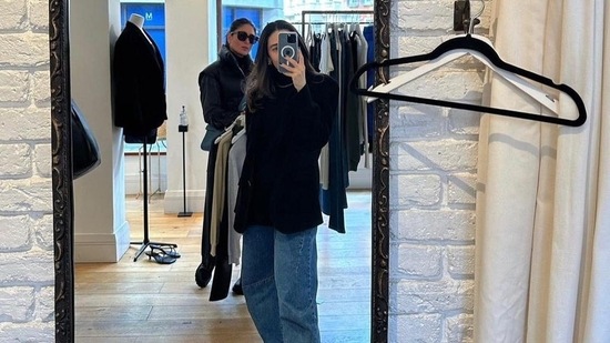 Kareena Kapoor and Karisma Kapoor made the most of their time in London by shopping their hearts out in the city.
