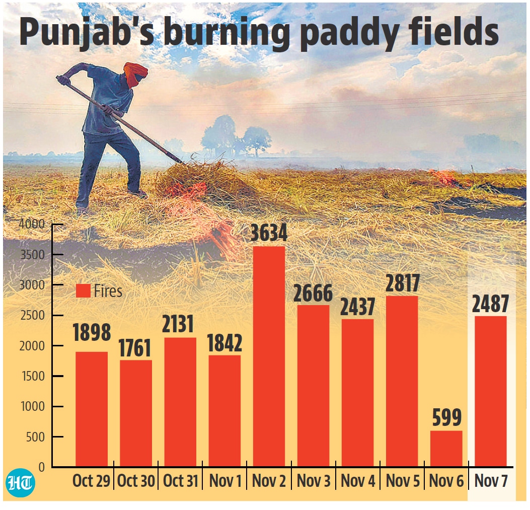 Kharif Crop In Punjab: 200k-hectare Fields Still To Be Cleared ...