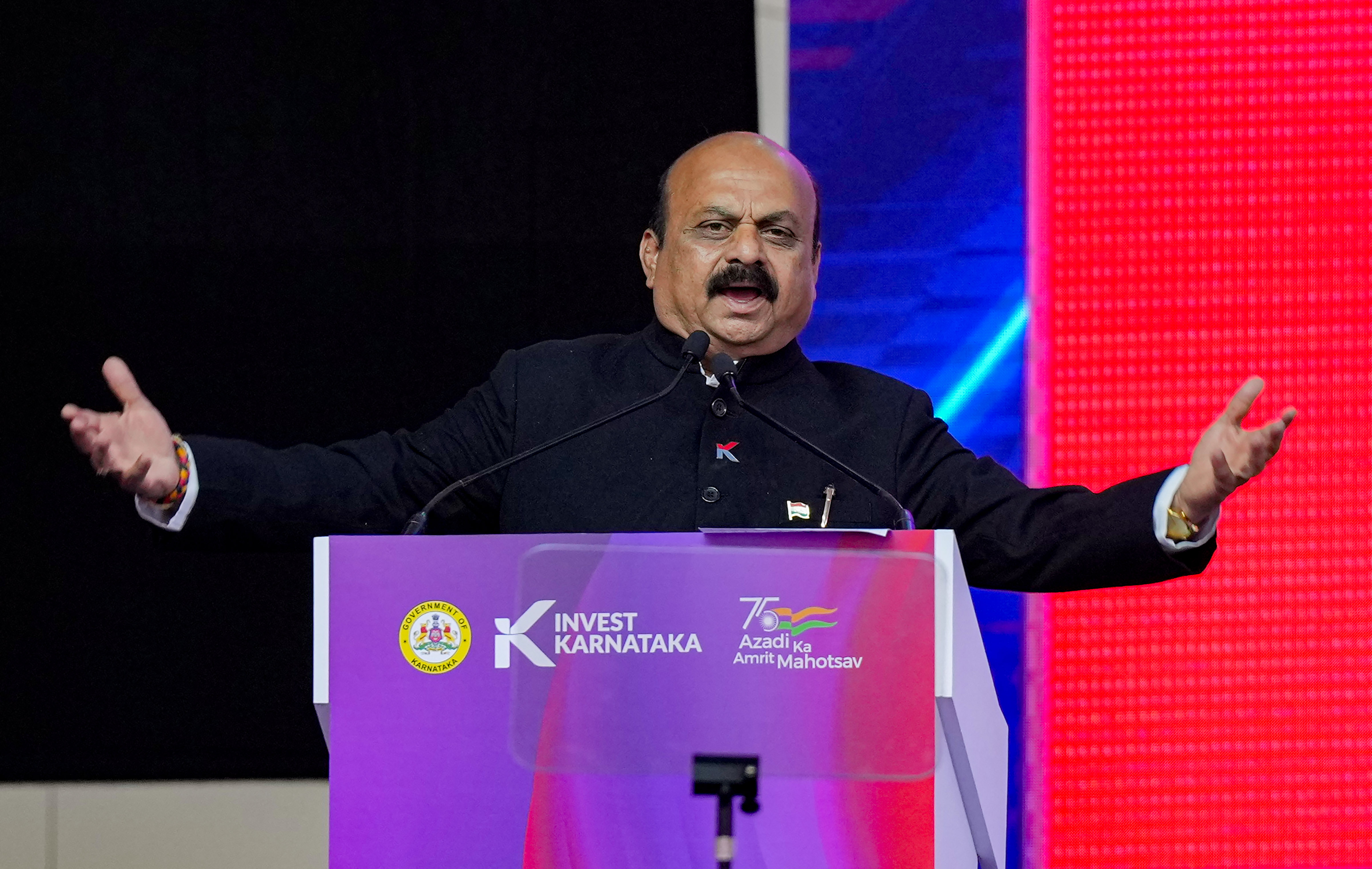 Bengaluru: Karnataka Chief Minister Basavaraj Bommai. (PTI Photo/Shailendra Bhojak) (PTI)