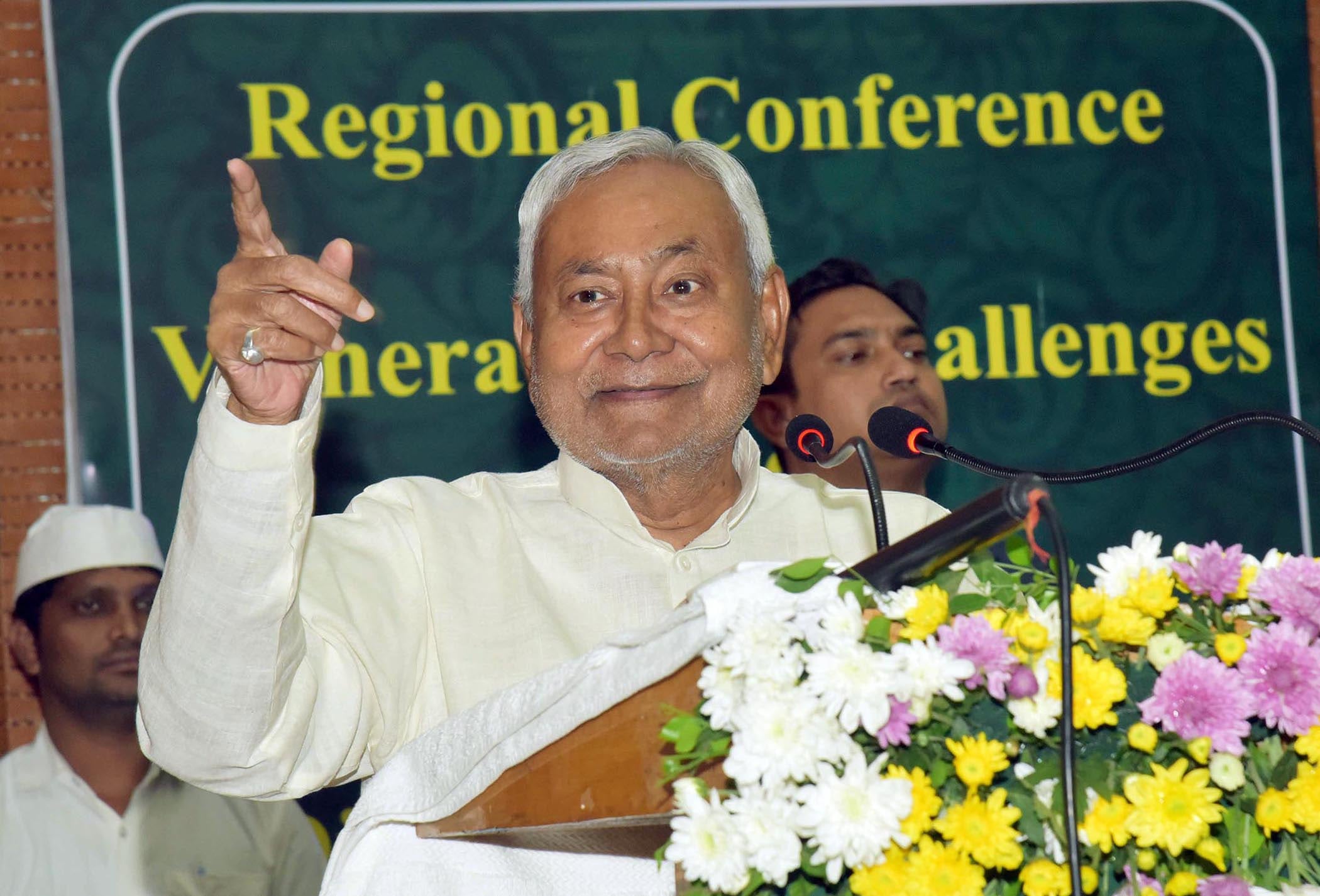 Bihar chief minister Nitish Kumar. (HT photo/Santosh Kumar) Bihar chief minister Nitish Kumar. (HT photo/Santosh Kumar)
