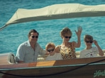 Dominic West, Elizabeth Debicki, Timothee Sambor, and Teddy Hawley as Charles, Diana, William, and Harry in The Crown season 5. Dominic West, Elizabeth Debicki, Timothee Sambor, and Teddy Hawley as Charles, Diana, William, and Harry in The Crown season 5.