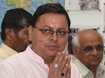 Uttrakhand chief minister Pushkar Singh Dham. 