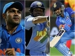 Virender Sehwag; Sachin Tendulkar; Suryakumar Yadav; Kapil Dev(File/AP) Virender Sehwag; Sachin Tendulkar; Suryakumar Yadav; Kapil Dev(File/AP)