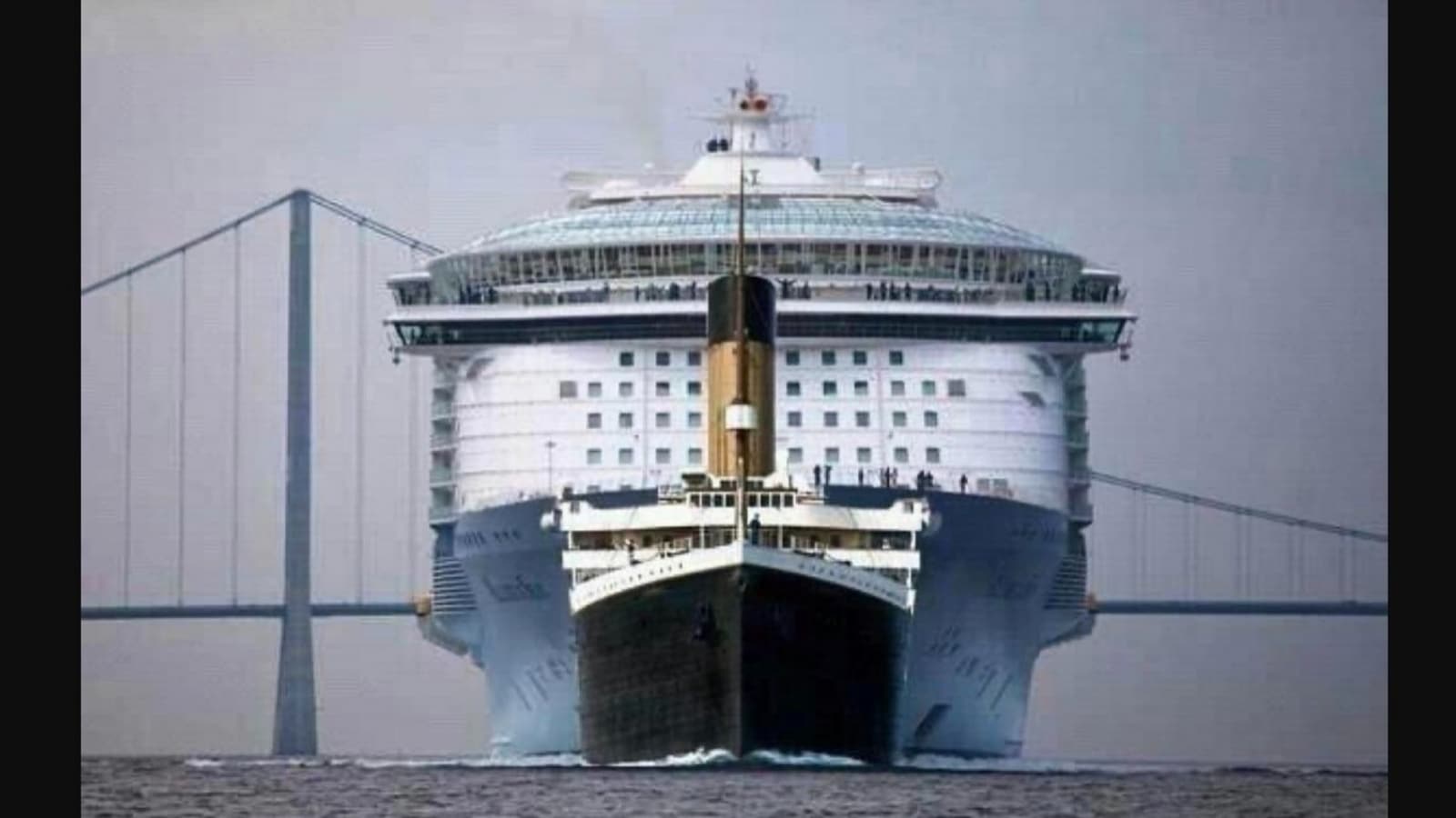 Viral picture shows Titanic in comparison to modern cruise, netizens are  stunned | Trending - Hindustan Times