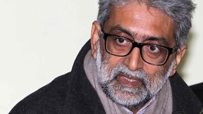 Gautam Navlakha approached the Supreme Court after the Bombay high court rejected his request on April 26 finding that his demand for house arrest did not meet the requirements prescribed under a 2021 Supreme Court decision. Gautam Navlakha approached the Supreme Court after the Bombay high court rejected his request on April 26 finding that his demand for house arrest did not meet the requirements prescribed under a 2021 Supreme Court decision.