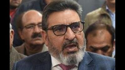 Syed Altaf Bukhari launched Apni Party’ months after the abrogation of Article 370. (HT Photo)