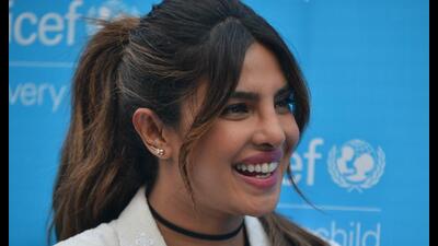 Priyanka Chopra Jonas during her visit to Lucknow. (Deepak Gupta/HT) Priyanka Chopra Jonas during her visit to Lucknow. (Deepak Gupta/HT)