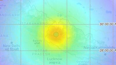 The earthquake with epicentre in western Nepal killed at least six persons in the Himalayan nation and damaged several buildings. (Twitter/National Centre for Seismology) The earthquake with epicentre in western Nepal killed at least six persons in the Himalayan nation and damaged several buildings. (Twitter/National Centre for Seismology)