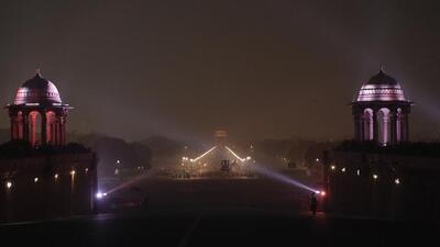 The 24-hour average AQI was 372 at 4pm on Tuesday. (PTI)