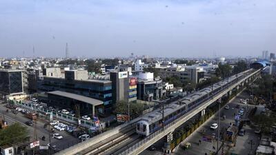 These two plots are located in Sector 146 and 151 along the Noida Expressway. The plot sizes for group housing projects range between 18,960 square metres and 94,202 square metres, officials said. (Sunil Ghosh/HT Archive) These two plots are located in Sector 146 and 151 along the Noida Expressway. The plot sizes for group housing projects range between 18,960 square metres and 94,202 square metres, officials said. (Sunil Ghosh/HT Archive)