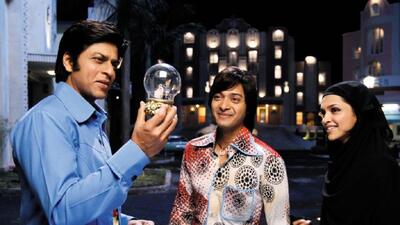 Actor Shreyas Talpade played the role of Pappu Master in the 2007 reincarnation drama Om Shanti Om. Actor Shreyas Talpade played the role of Pappu Master in the 2007 reincarnation drama Om Shanti Om.