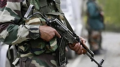 His body was handed over to the army after post-mortem (PTI Photo) His body was handed over to the army after post-mortem (PTI Photo)