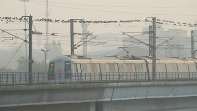 The overall air quality index stood at 323 at 8 am. (Representational Image) (PTI) The overall air quality index stood at 323 at 8 am. (Representational Image) (PTI)