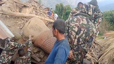 At least two people are reported missing, said Nepali army spokesperson Narayan Silwal. (PTI) At least two people are reported missing, said Nepali army spokesperson Narayan Silwal. (PTI)