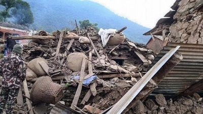 Ram Upadhyay, chairman of the Purbi Chowki rural municipality in Doti, said he was in a nearby village when the quake struck at 2.12 am Nepal time (2027 GMT). (PTI) Ram Upadhyay, chairman of the Purbi Chowki rural municipality in Doti, said he was in a nearby village when the quake struck at 2.12 am Nepal time (2027 GMT). (PTI)