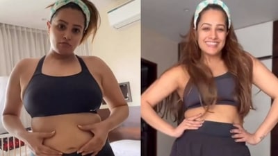 Anita Hassanandani's weight loss journey. Anita Hassanandani's weight loss journey.