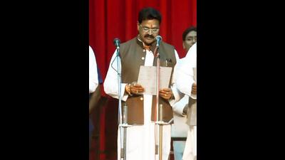 Kartik Kumar, a member of Legislative Council (MLC), was a first-time minister (HT Photo) Kartik Kumar, a member of Legislative Council (MLC), was a first-time minister (HT Photo)
