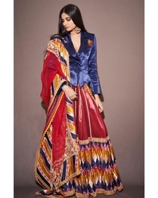 The newest fashion for winter weddings this year is lehengas paired with jackets. (Instagram/@rheakapoor) The newest fashion for winter weddings this year is lehengas paired with jackets. (Instagram/@rheakapoor)