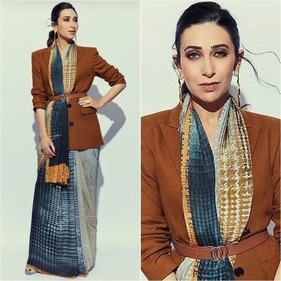 Nothing is more elegant and lovely than a coat to go with a formal saree. (pinterest) Nothing is more elegant and lovely than a coat to go with a formal saree. (pinterest)