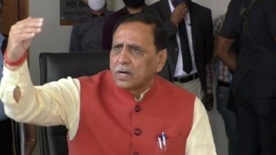 File photo of former Gujarat chief minister Vijay Rupani.