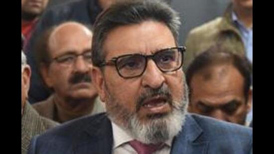 Syed Altaf Bukhari launched Apni Party’ months after the abrogation of Article 370. (HT Photo)