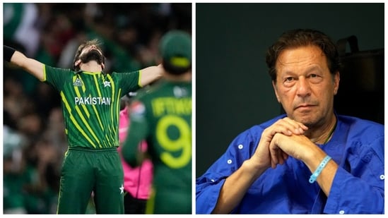 Legendary Pakistani all-rounder Imran Khan has shared a special message for the Green Army.(AP)